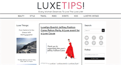 Desktop Screenshot of luxetipsmag.com